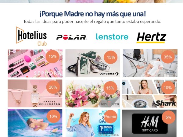 Campaña de descuentos por el Día de la Madre