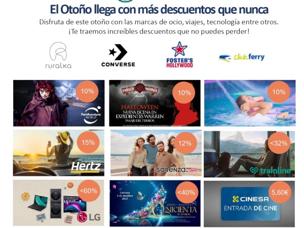 El otoño llega cargado de descuentos con "Benefit-for-me"
