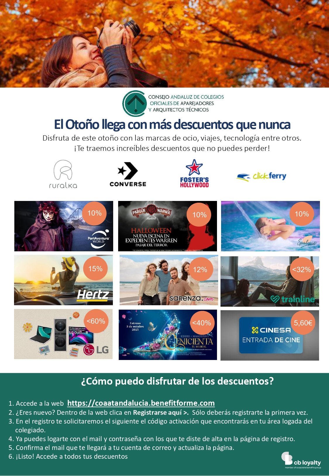 El otoño llega cargado de descuentos con "Benefit-for-me"