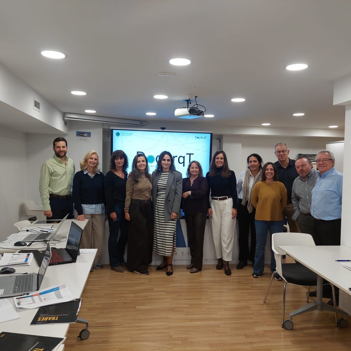 Reunión de trabajo en Córdoba para avanzar en el Proyecto DocArqT