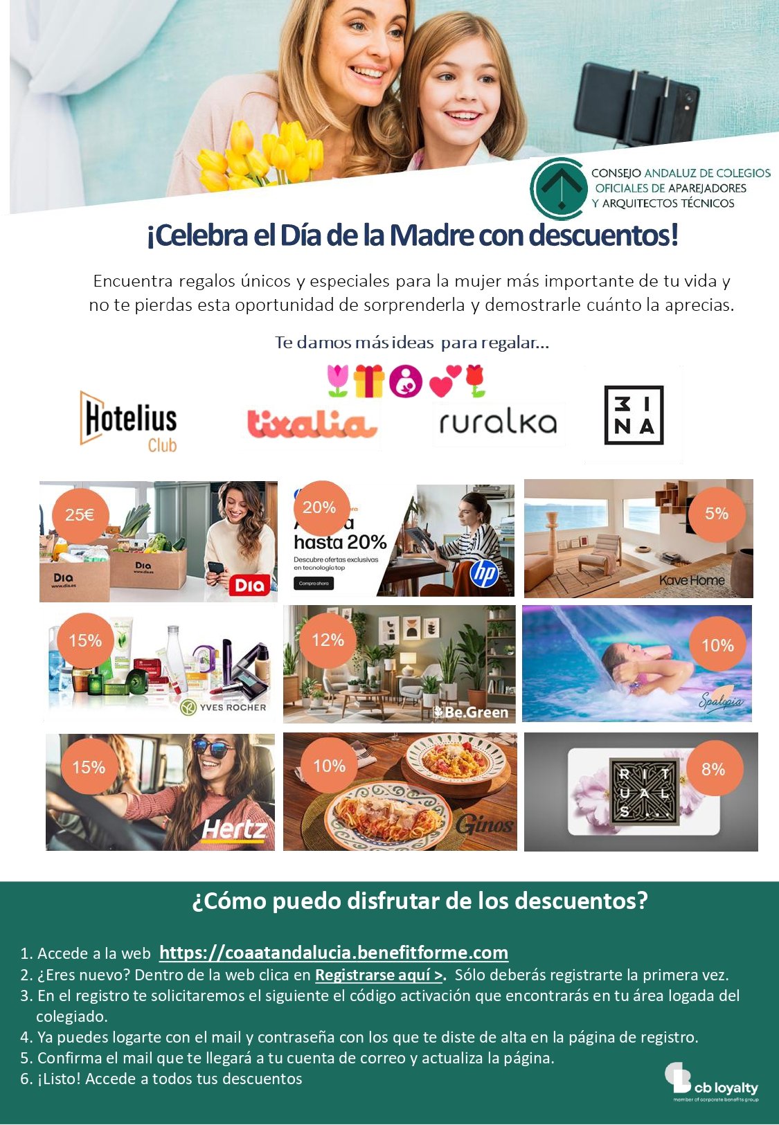 Ventajas exclusivas para el Día de la Madre