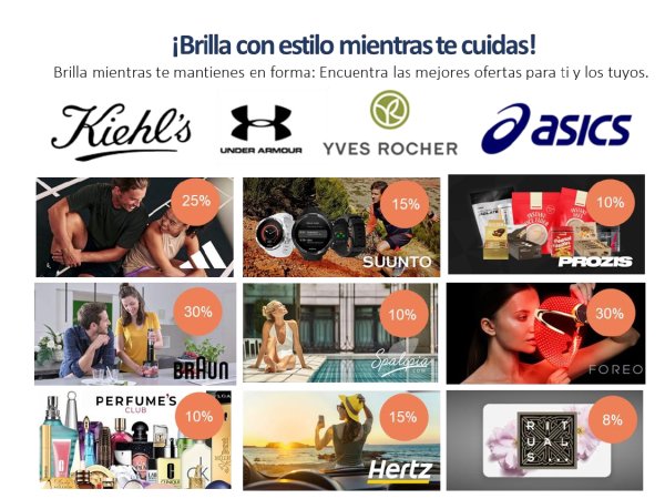 Nueva campaña de descuentos de Benefit-for-Me