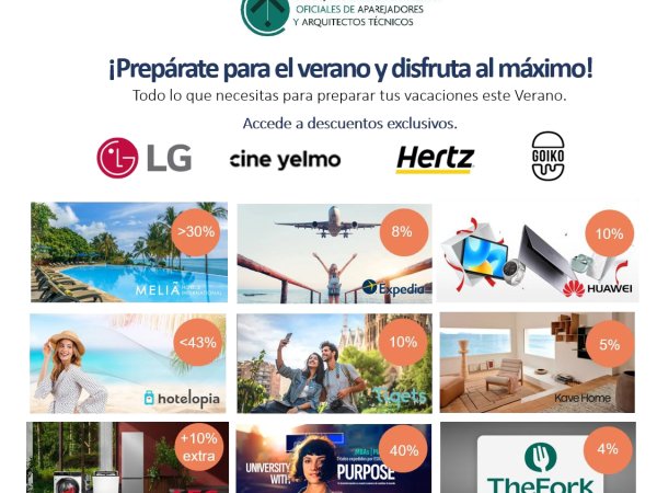 Un verano lleno de ventajas para colegiados