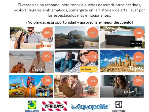 Un regreso del verano con más ofertas para colegiados