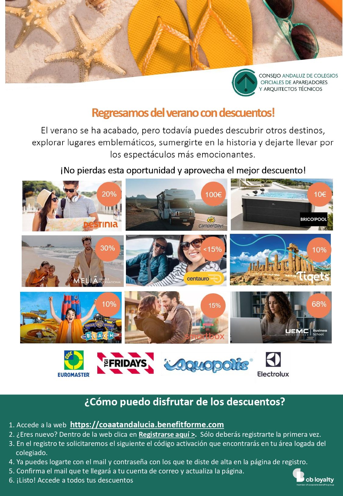 Un regreso del verano con más ofertas para colegiados